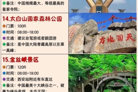 五一陕西好去处：踏青赏花看美景，玩转古都与自然风光