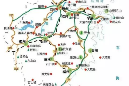 中国34个省市旅游地点简图（上），存在手机里太方便了！