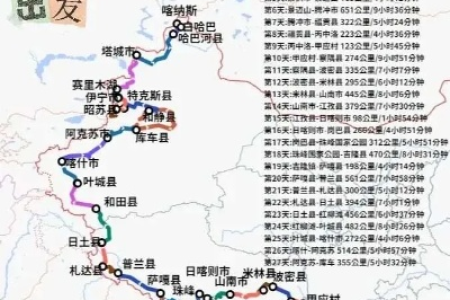 环中国自驾大环线，争取70岁前去一次！！