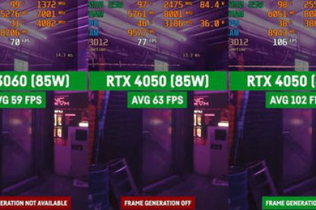 RTX40移动端显卡选购指南 | 4050m香爆，4060m尚可，4070m不推荐