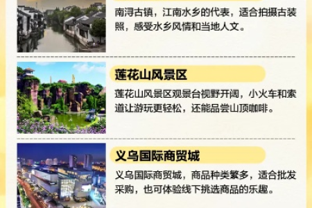 国庆去义乌周边玩什么？6个超赞景点推荐！