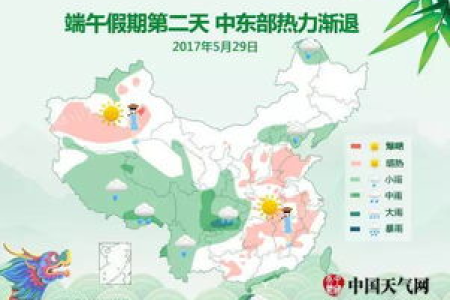 内蒙古端午节天气预报：高温、降雨齐登场！