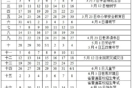 杭州市小学生五一放假安排：9天长假安排表