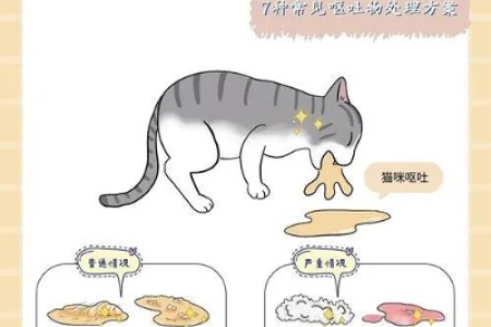 紧急！猫咪呕吐了吃什么？呕吐后护理及食疗建议