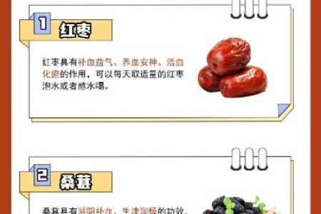 女人贫血别慌！这些食物补血效果最好！