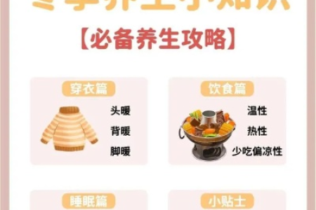 冬季养生全攻略：从保暖到饮食，全面呵护健康